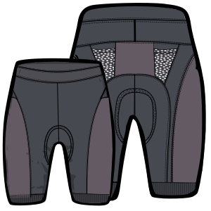 Moldes de confeccion para HOMBRES Shorts Bib bermuda ciclista 7384